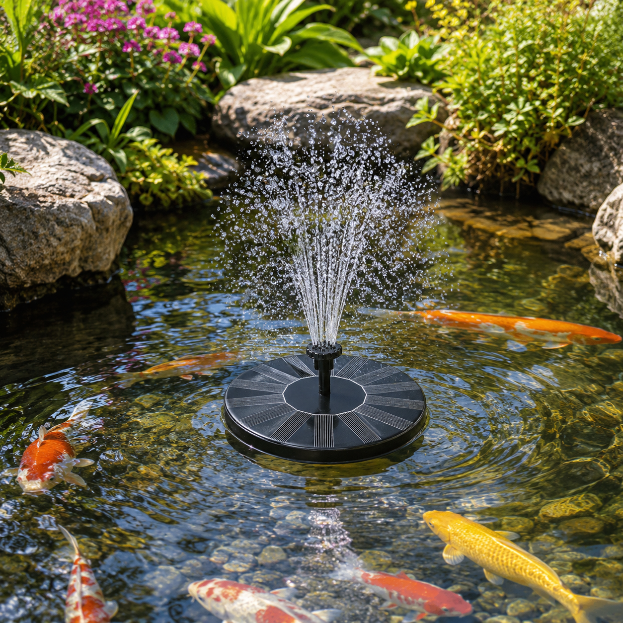 BirdBloom™ - Solar Bird Bath