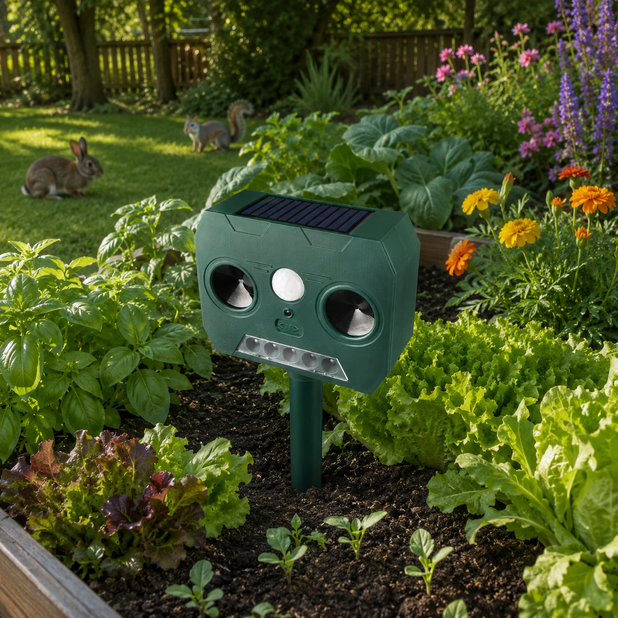 GardenGuard™ - Solar Animal Repeller
