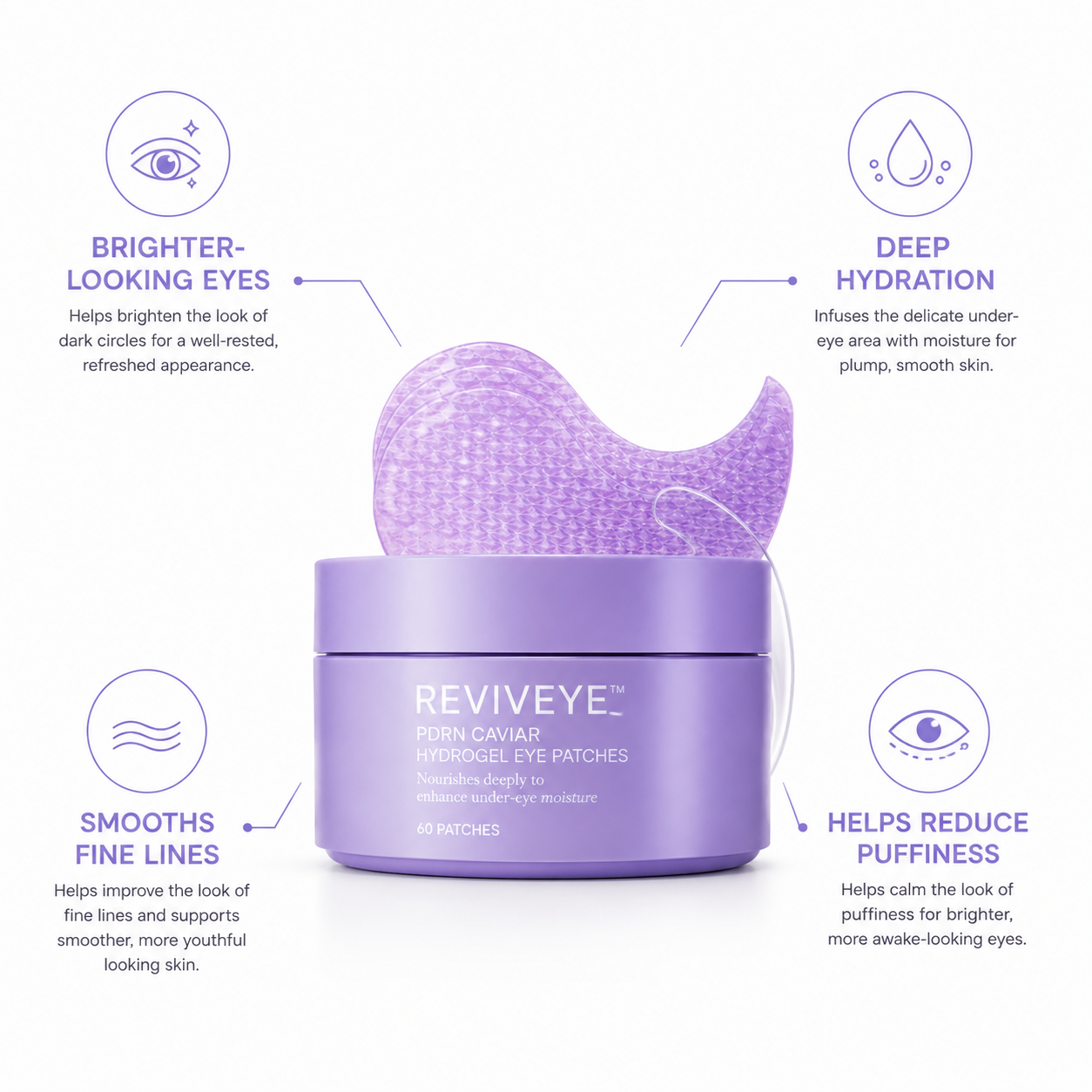 REVIVEYE™ - Caviar PDRN Nourishing Eye Patches